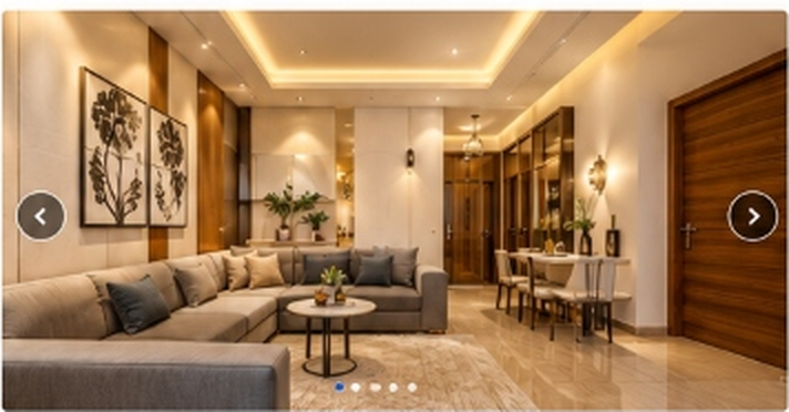 Sai Saburi Luxury Living Room & Dining Interior Kota Rajasthan